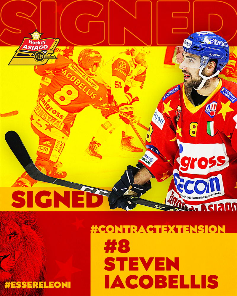 Steven Iacobellis rimane ad Asiago!