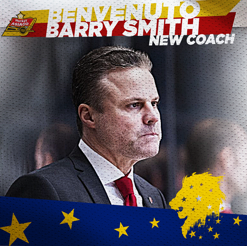 Barry Smith è il nuovo allenatore della Migross Asiago!