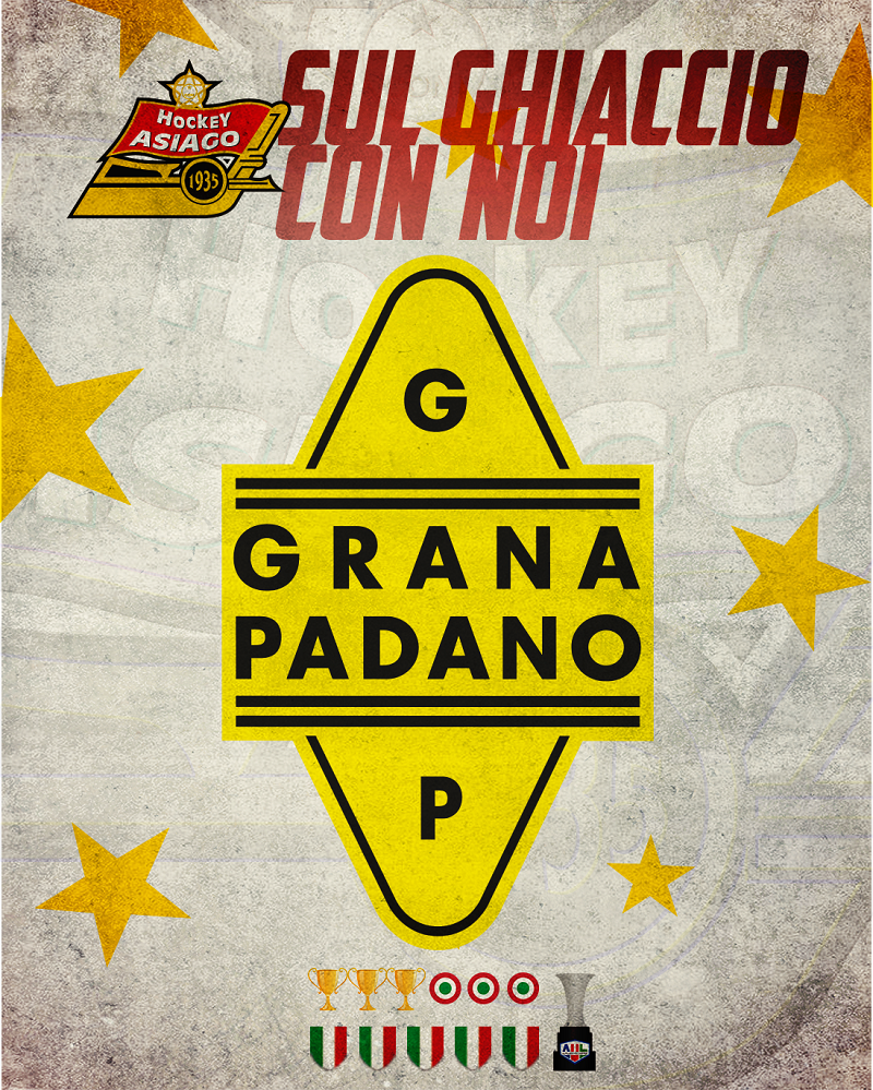 L'eccellenza di Grana Padano con l'Asiago Hockey 1935