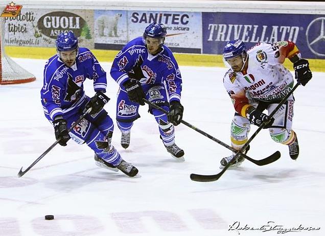 Stasera Fassa Falcons-Asiago Hockey. Dalle 21.00 il match è anche in diretta radio