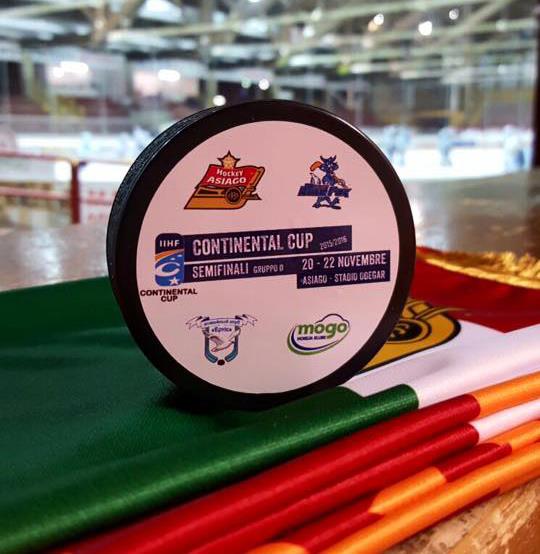 Stasera Asiago Hockey-Yertis Pavlodar! Ti aspettiamo all'Odegar con i gadget ufficiali Continental Cup