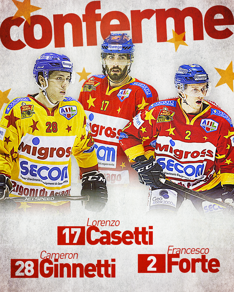 Tre conferme per la difesa Stellata!