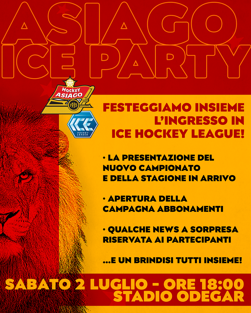 Asiago ICE Party - Sabato 2 Luglio ore 18:00