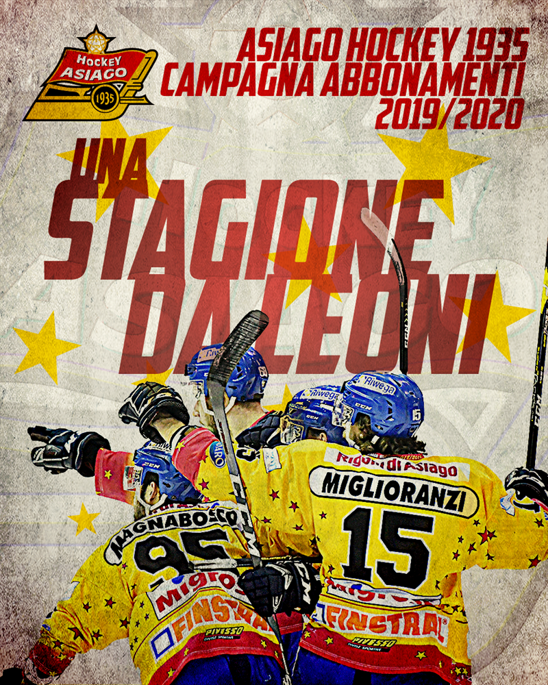 UNA STAGIONE DA LEONI!
Campagna Abbonamenti 2019/2020