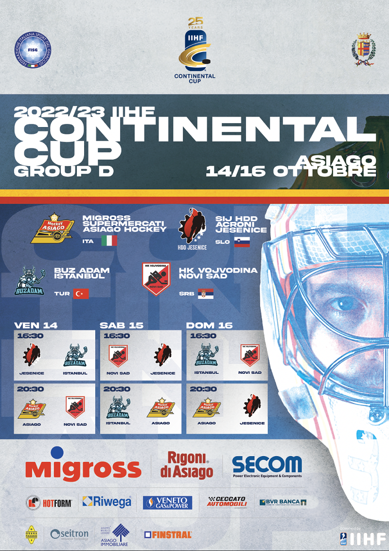 La Continental Cup torna ad Asiago il 14-15-16 ottobre!