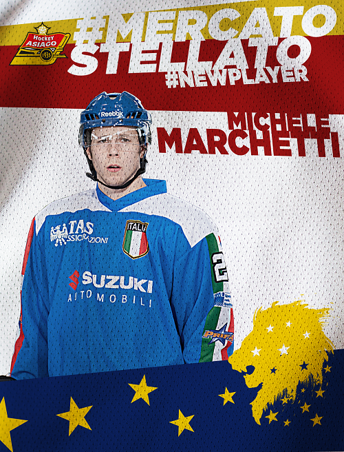 Michele Marchetti è un giocatore dell'Asiago!