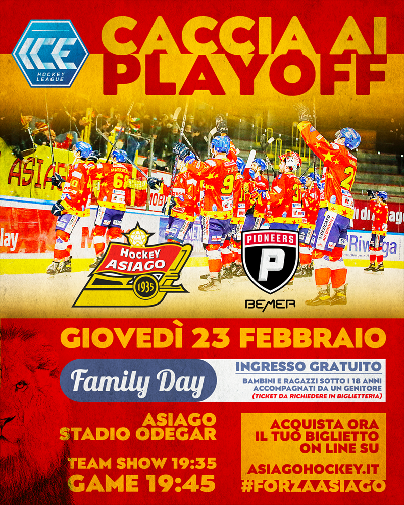 Giovedì 23 febbraio - FAMILY DAY!