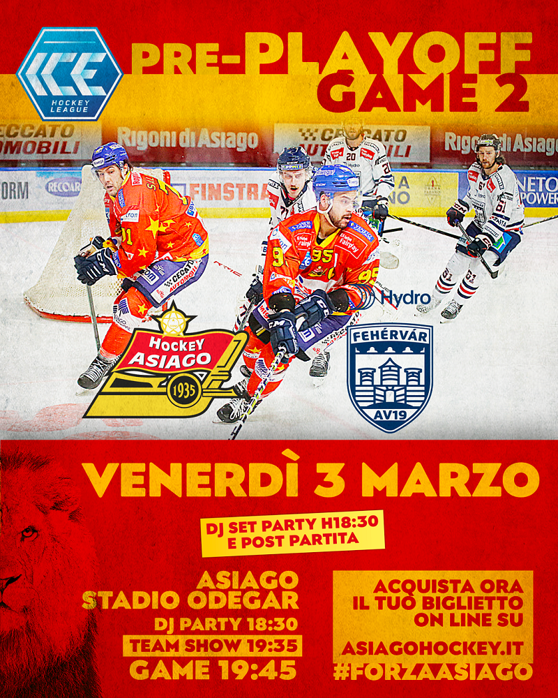 PRE-PLAYOFF: info & ticket