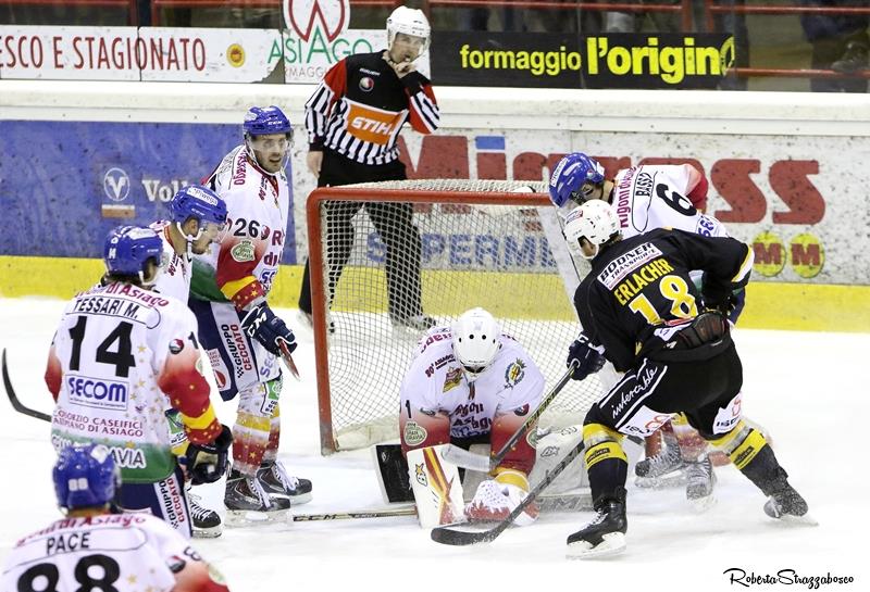Asiago sconfitto all'Odegar 4-2 dal Val Pusteria